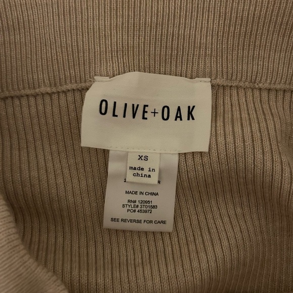 Olive+Oak midi / pencil / bodycon skirt with slit in front - size small xsmall - Picture 2 of 5